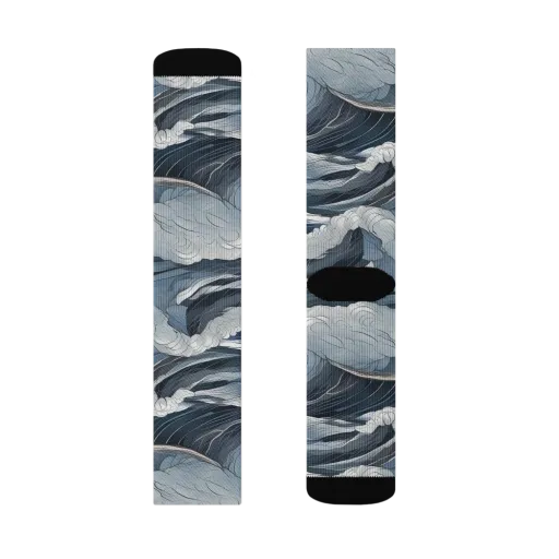 Midnight Lighthouse on a Socks