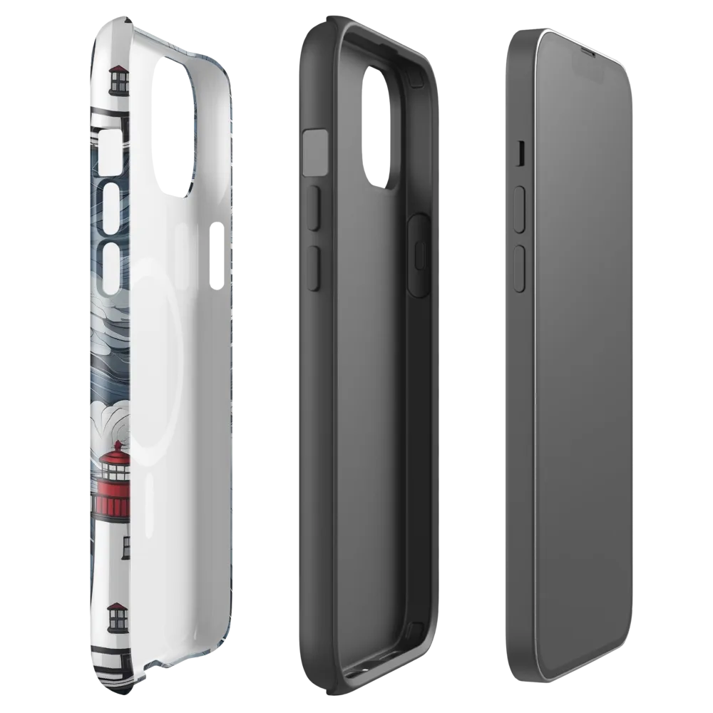 Midnight Lighthouse on MagSafe Tough Case for iPhone® — Front