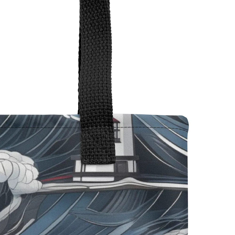 Midnight Lighthouse on Tote Bag — Product details