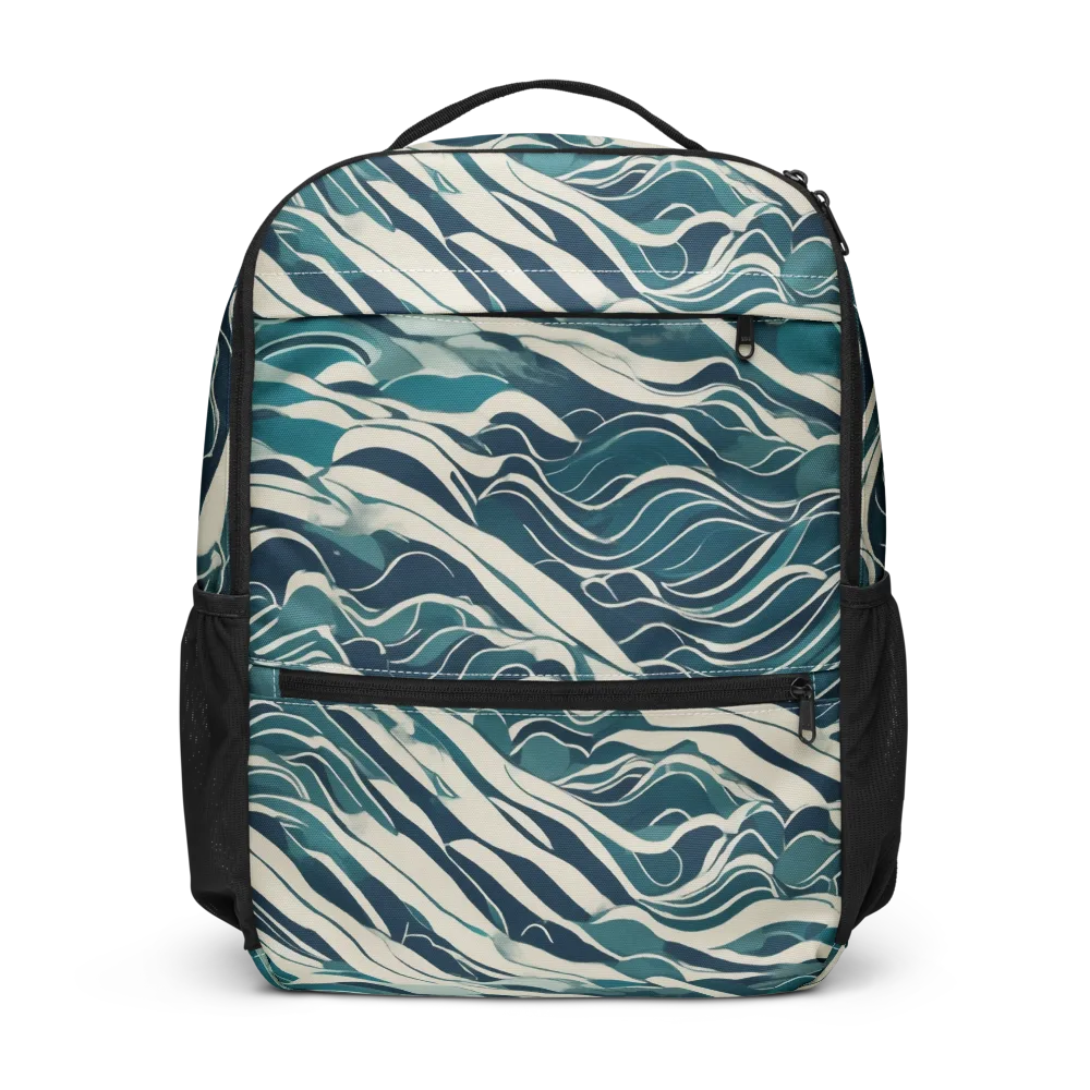 Teal Current on Utility Backpack — Front