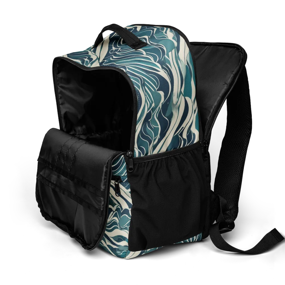 Teal Current on Utility Backpack — Product details 2