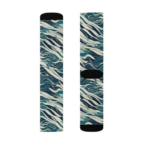 Teal Current on a Socks