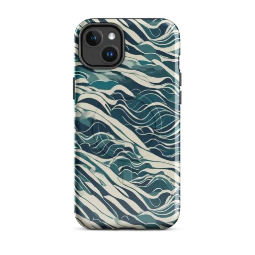 Teal Current on a MagSafe Tough Case for iPhone®