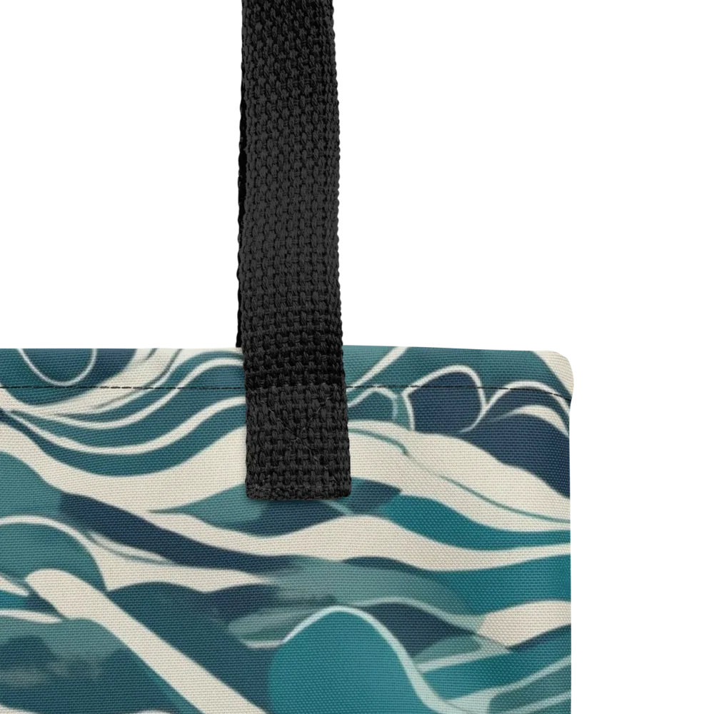 Teal Current on Tote Bag — Product details