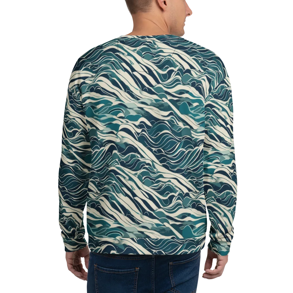 Teal Current on Sweatshirt — Back