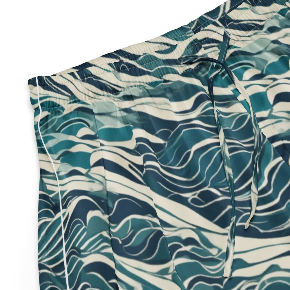 Teal Current on Women's Pajama Shorts — Product details