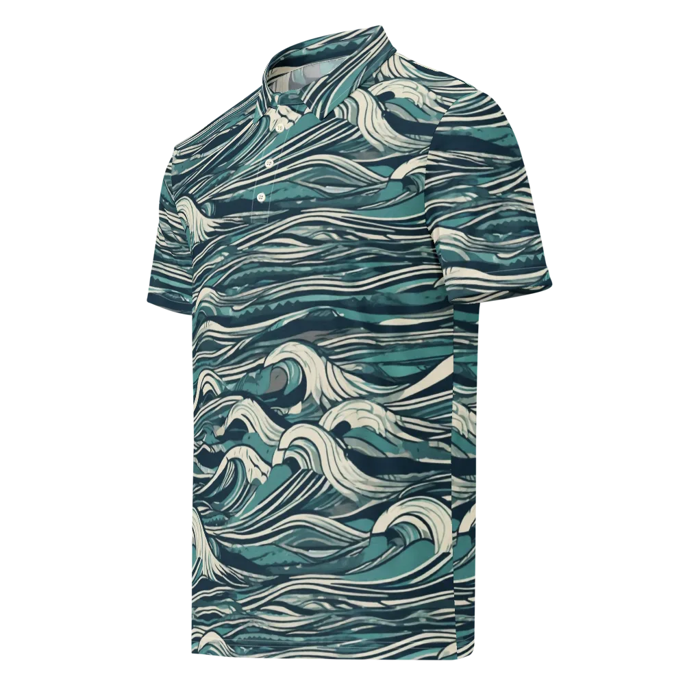 Breaker’s Ledger on Men's Slim Fit Polo Shirt — Left Front