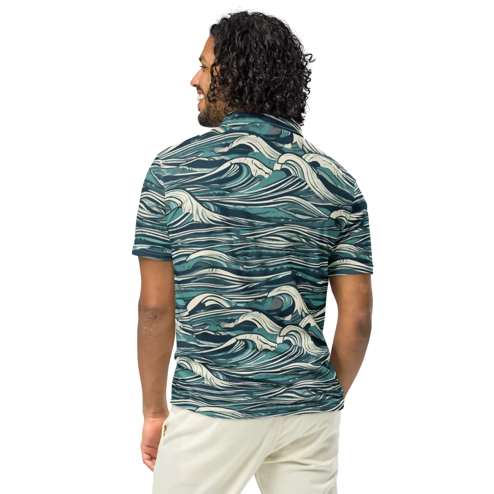 Breaker’s Ledger on Men's Slim Fit Polo Shirt — Back