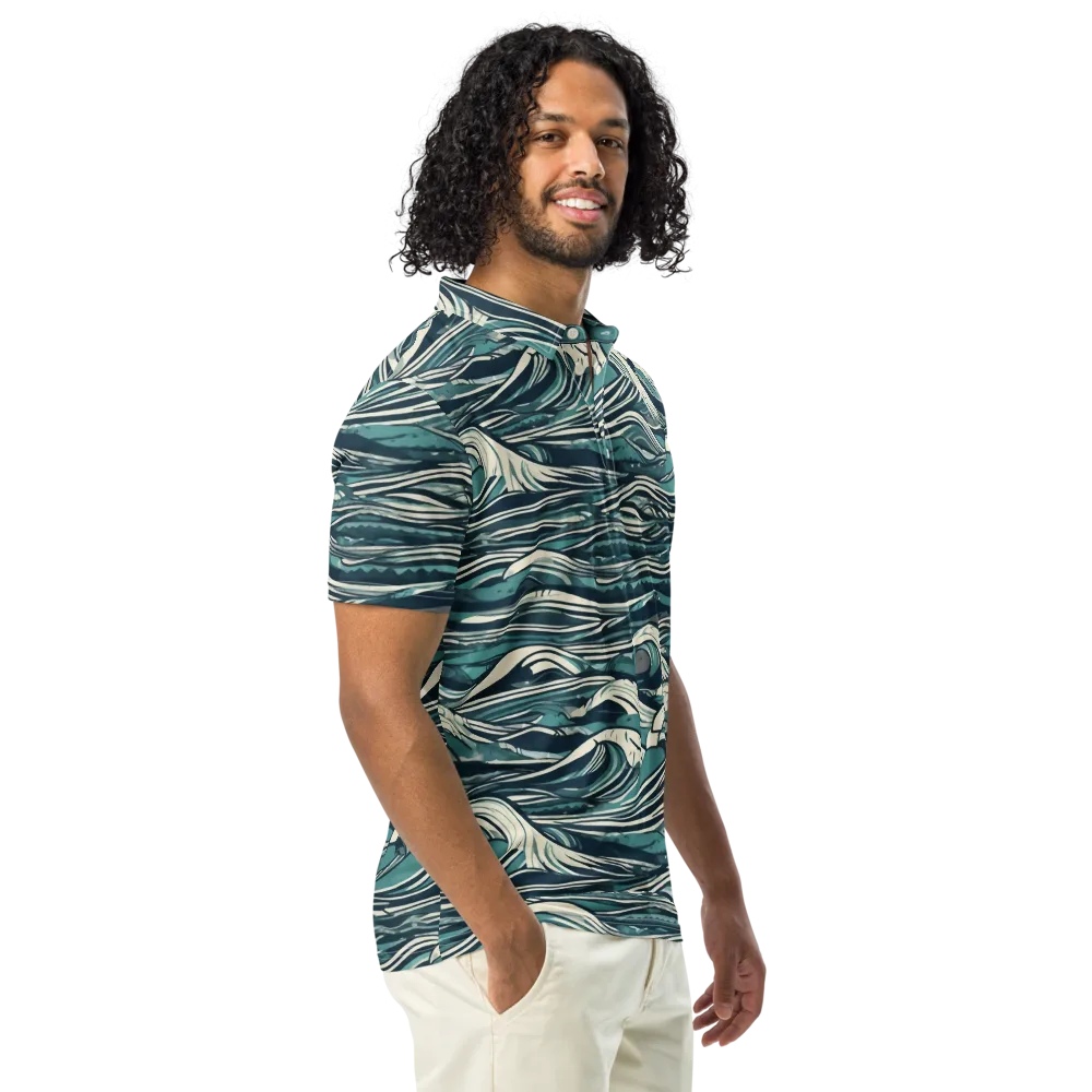 Breaker’s Ledger on Men's Slim Fit Polo Shirt — Right Front