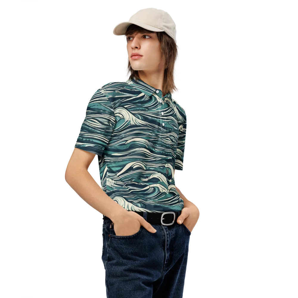 Breaker’s Ledger on Men's Slim Fit Polo Shirt — Right Front