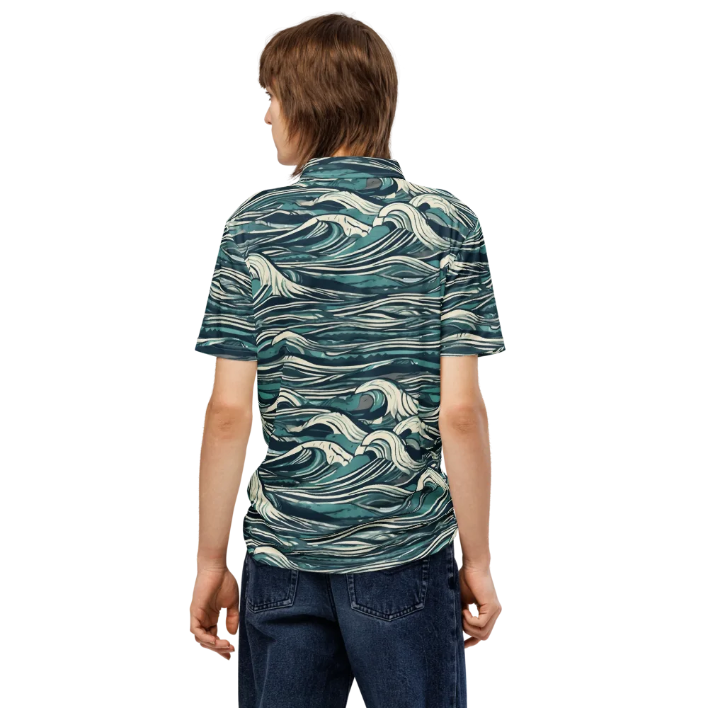 Breaker’s Ledger on Men's Slim Fit Polo Shirt — Back