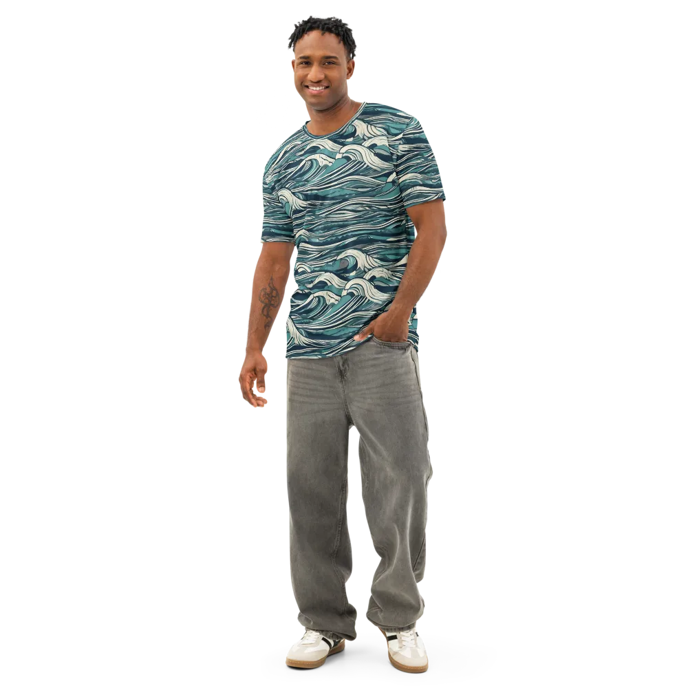 Breaker’s Ledger on Men's Cotton Crew Neck T-Shirt — Front