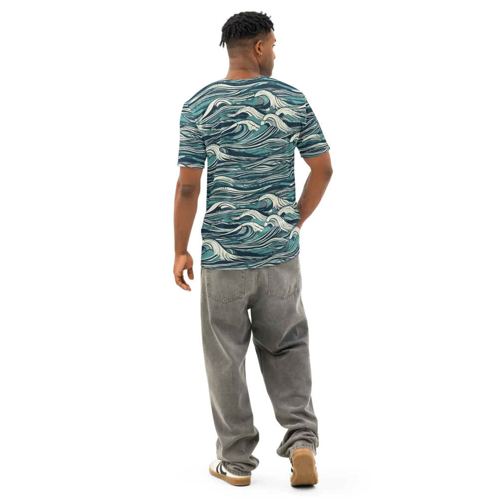 Breaker’s Ledger on Men's Cotton Crew Neck T-Shirt — Back