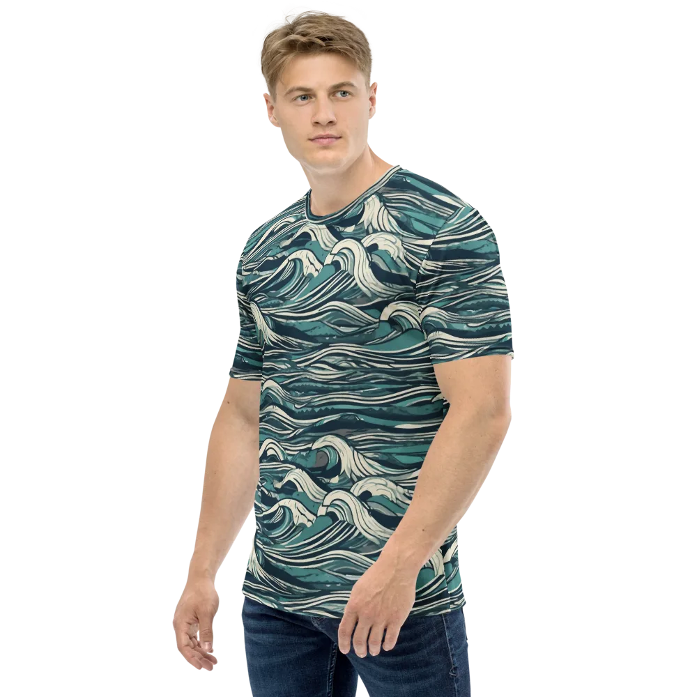 Breaker’s Ledger on Men's Crew Neck T-Shirt — Left