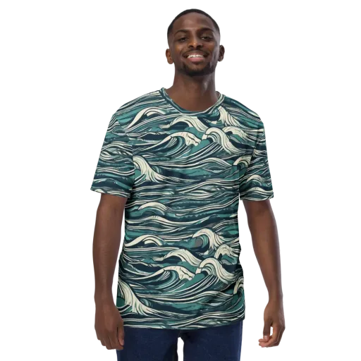 Breaker’s Ledger on a Men's Crew Neck T-Shirt