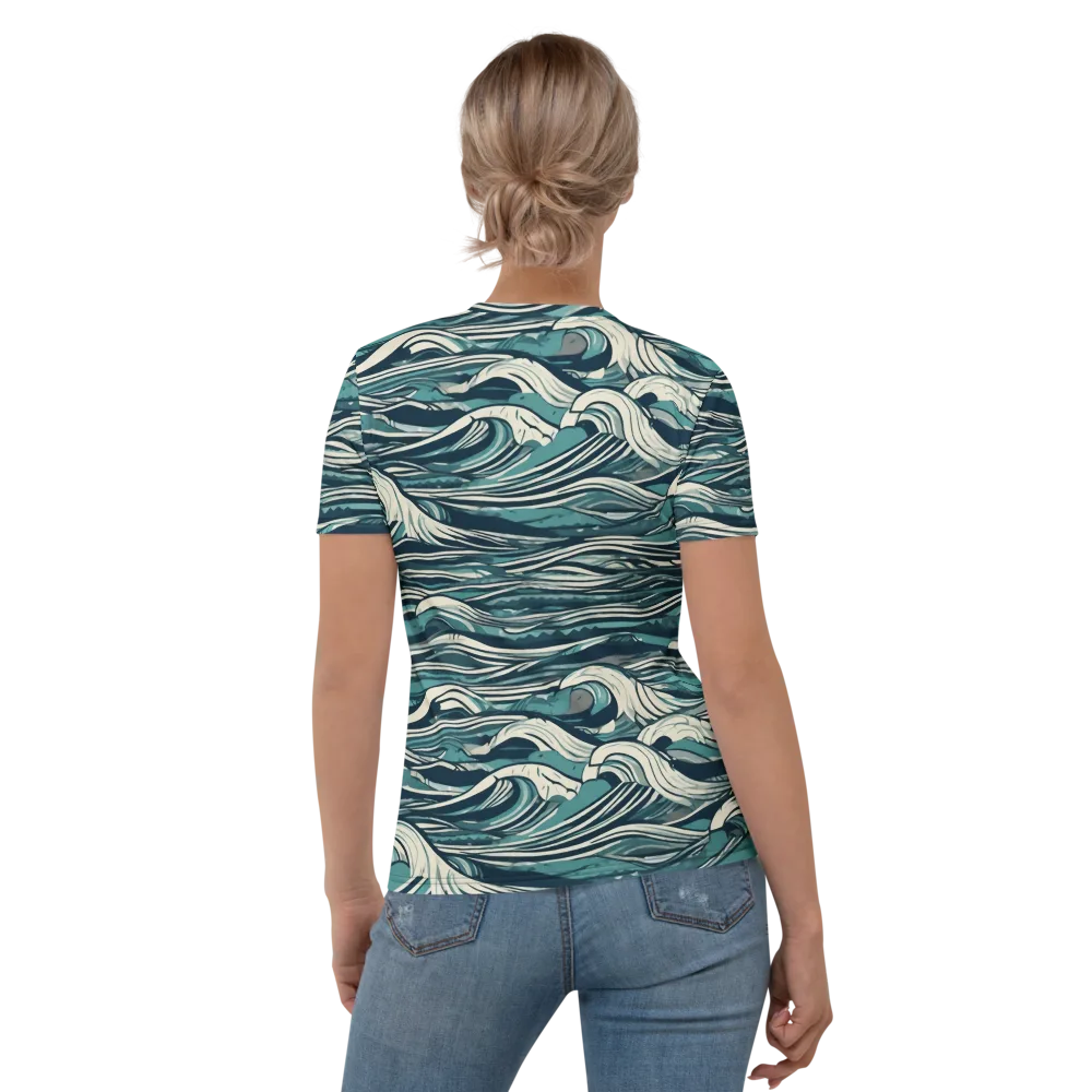 Breaker’s Ledger on Women's Crew Neck T-Shirt — Back