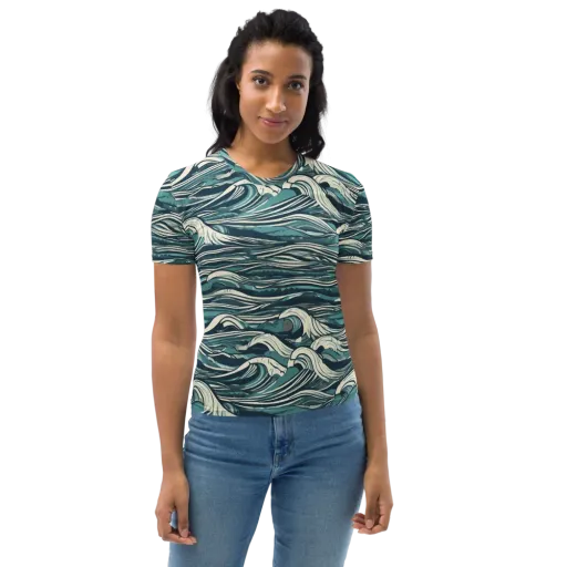 Breaker’s Ledger on a Women's Crew Neck T-Shirt
