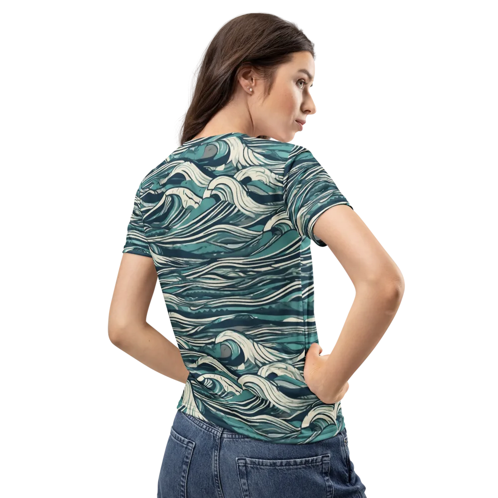 Breaker’s Ledger on Women's Crew Neck T-Shirt — Back