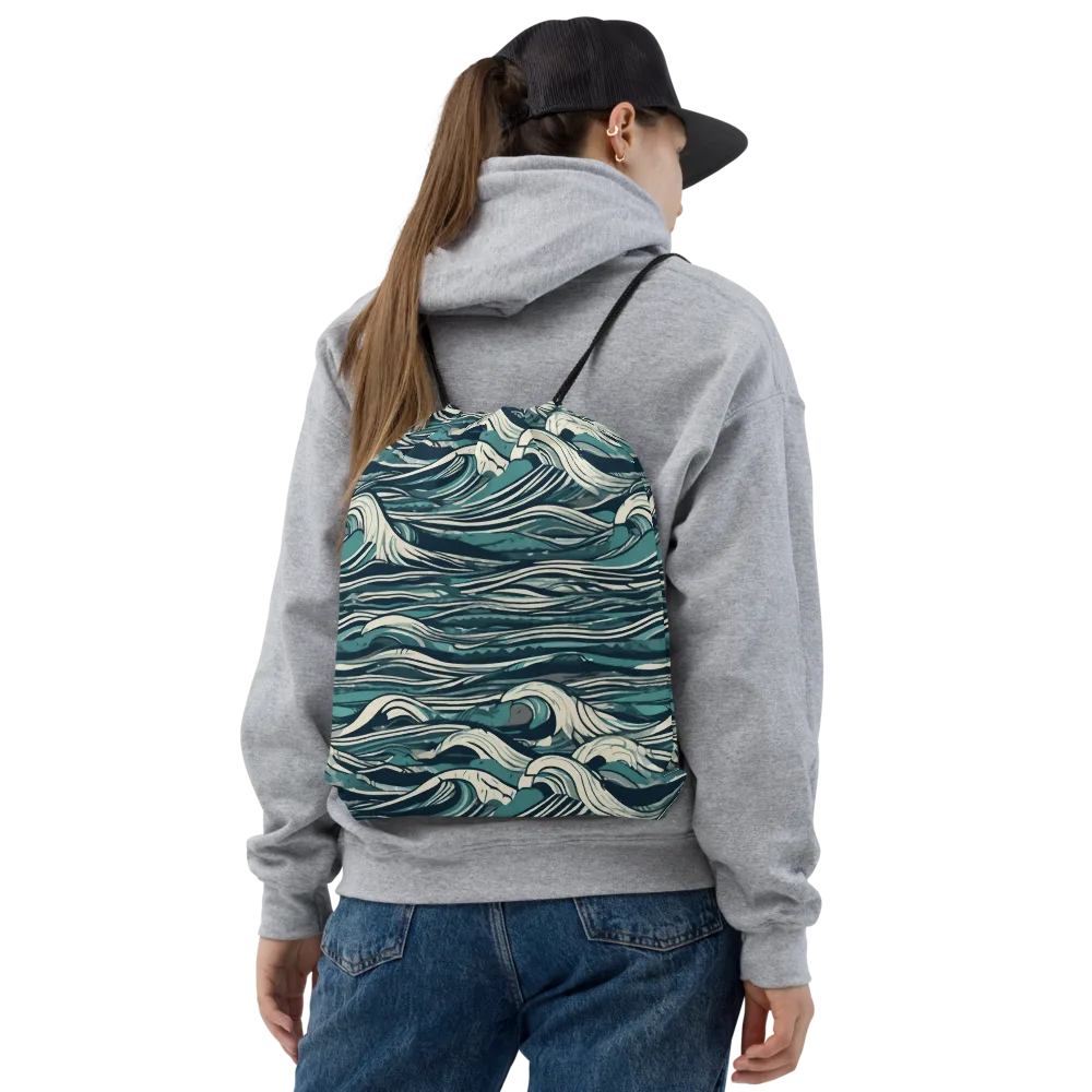 Breaker’s Ledger on Drawstring Bag — Front