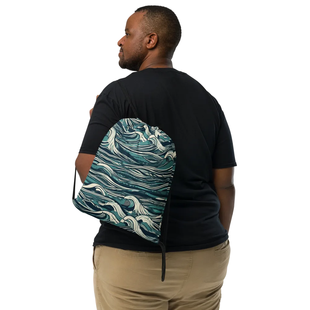 Breaker’s Ledger on Drawstring Bag — Front