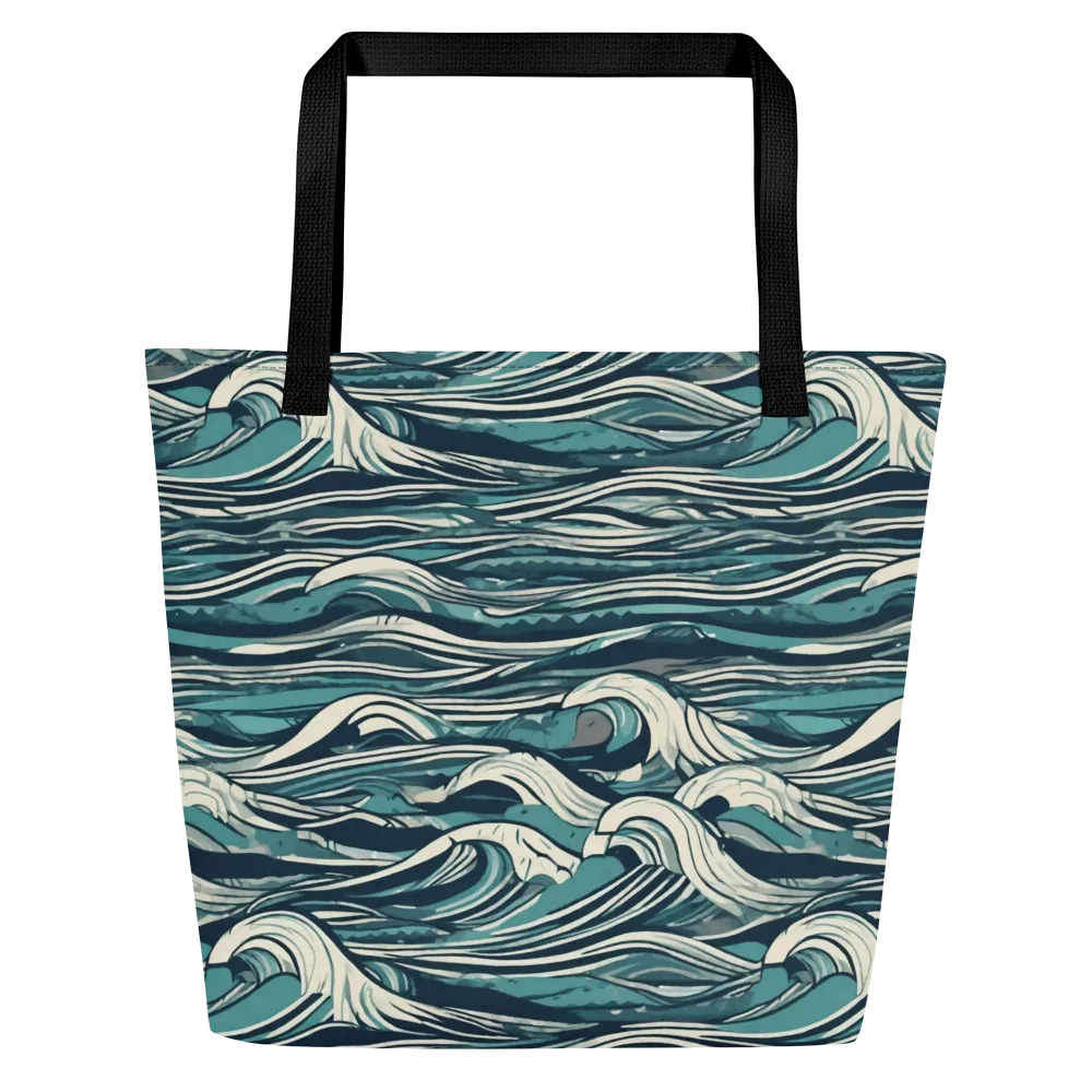 Breaker’s Ledger on Large Tote Bag W/ Pocket — Front