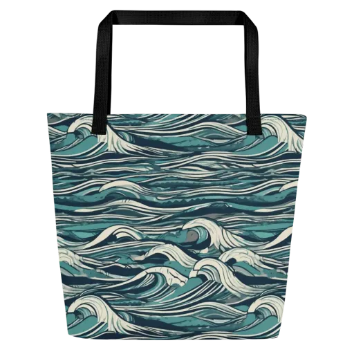Breaker’s Ledger on a Large Tote Bag W/ Pocket