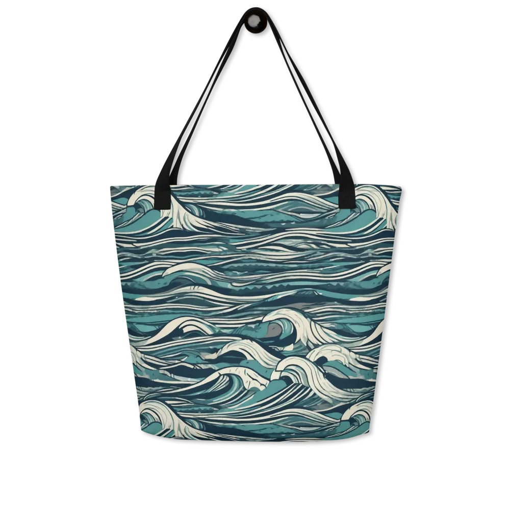 Breaker’s Ledger on Large Tote Bag W/ Pocket — Front