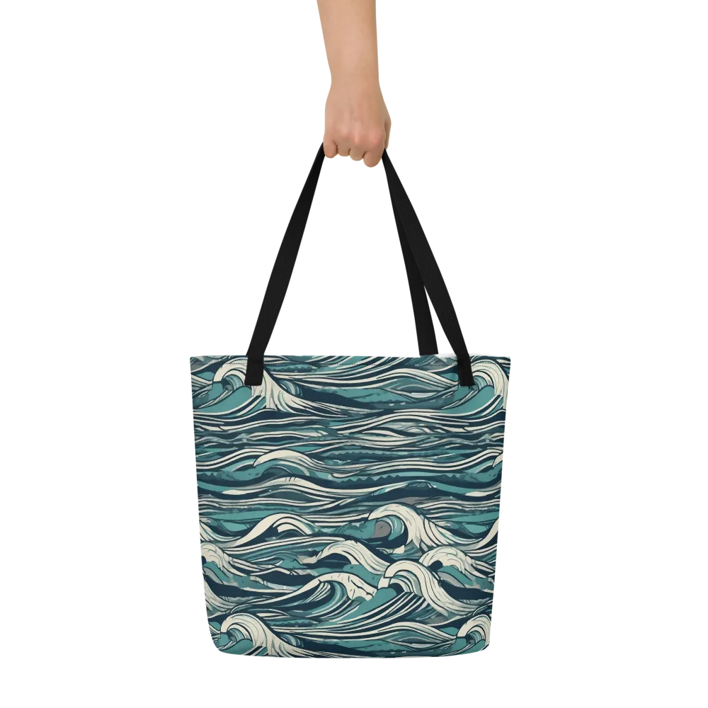 Breaker’s Ledger on Large Tote Bag W/ Pocket — Front