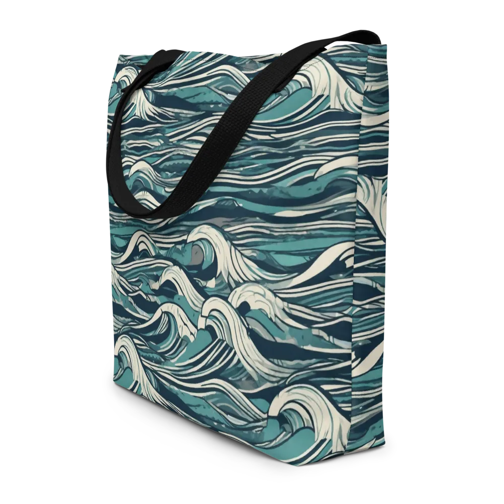 Breaker’s Ledger on Large Tote Bag W/ Pocket — Front