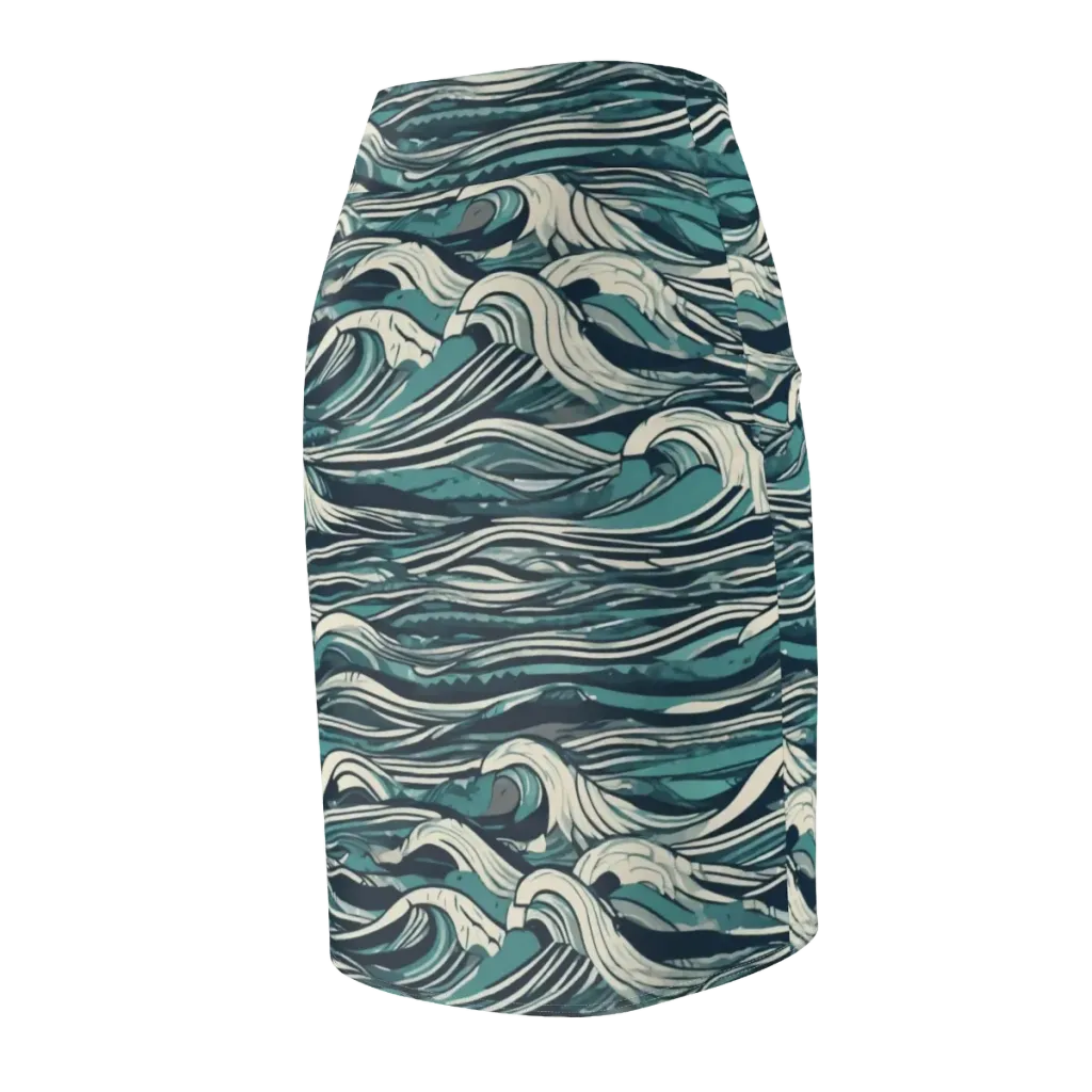 Breaker’s Ledger on Pencil Skirt — Back Side