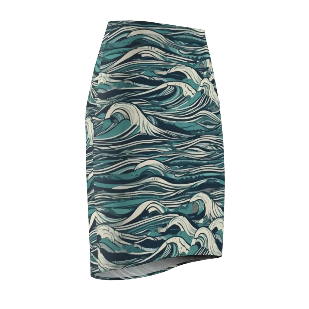 Breaker’s Ledger on Pencil Skirt — Front Side