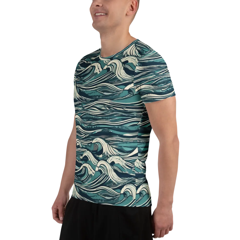 Breaker’s Ledger on Men's Athletic T-Shirt — Left