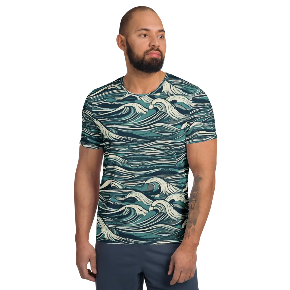 Breaker’s Ledger on Men's Athletic T-Shirt — Front