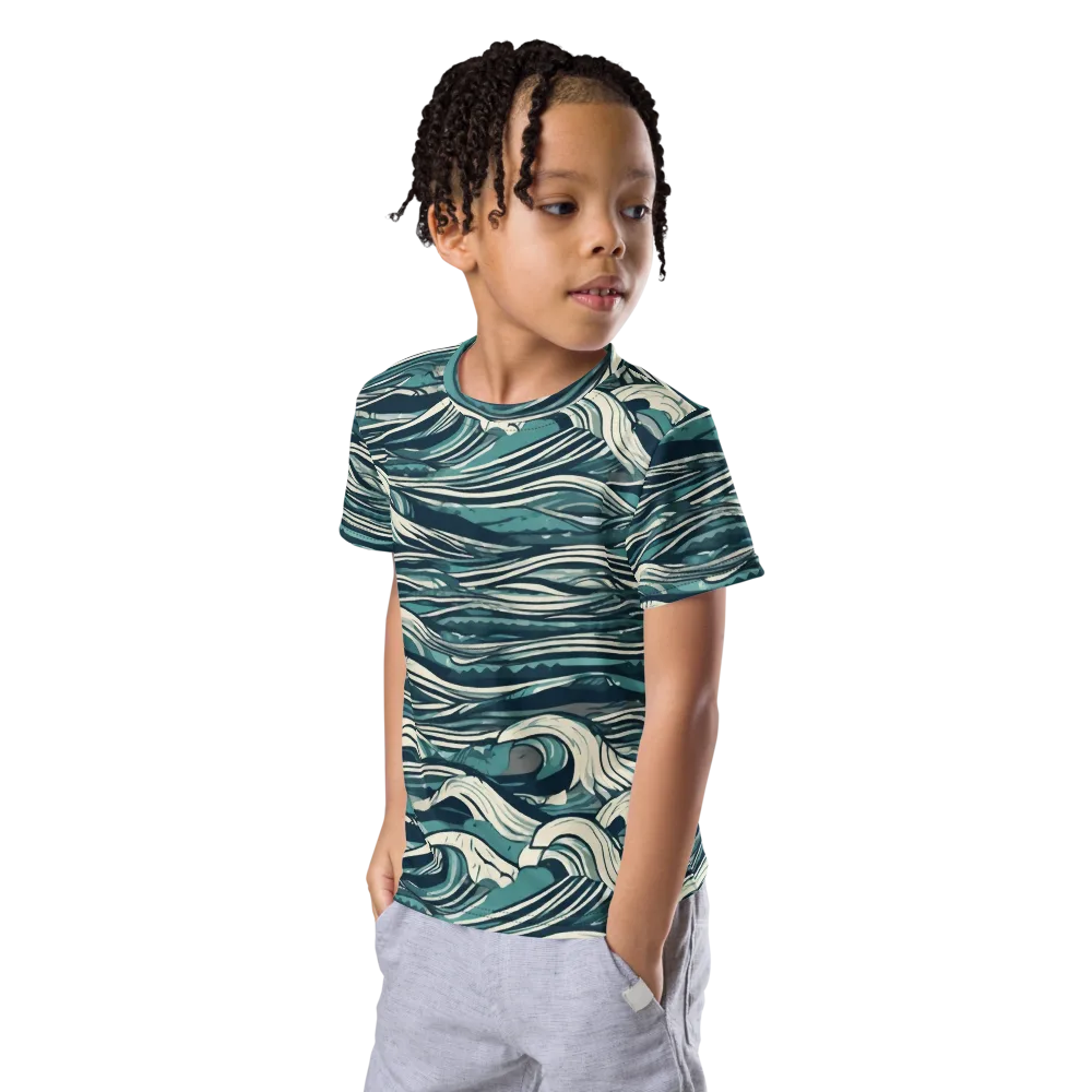 Breaker’s Ledger on Kids Crew Neck T-Shirt — Left Front