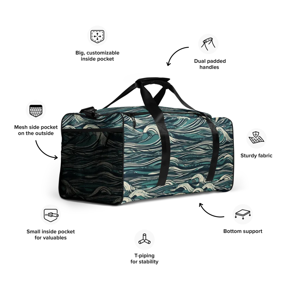 Breaker’s Ledger on Duffle Bag — Right Front