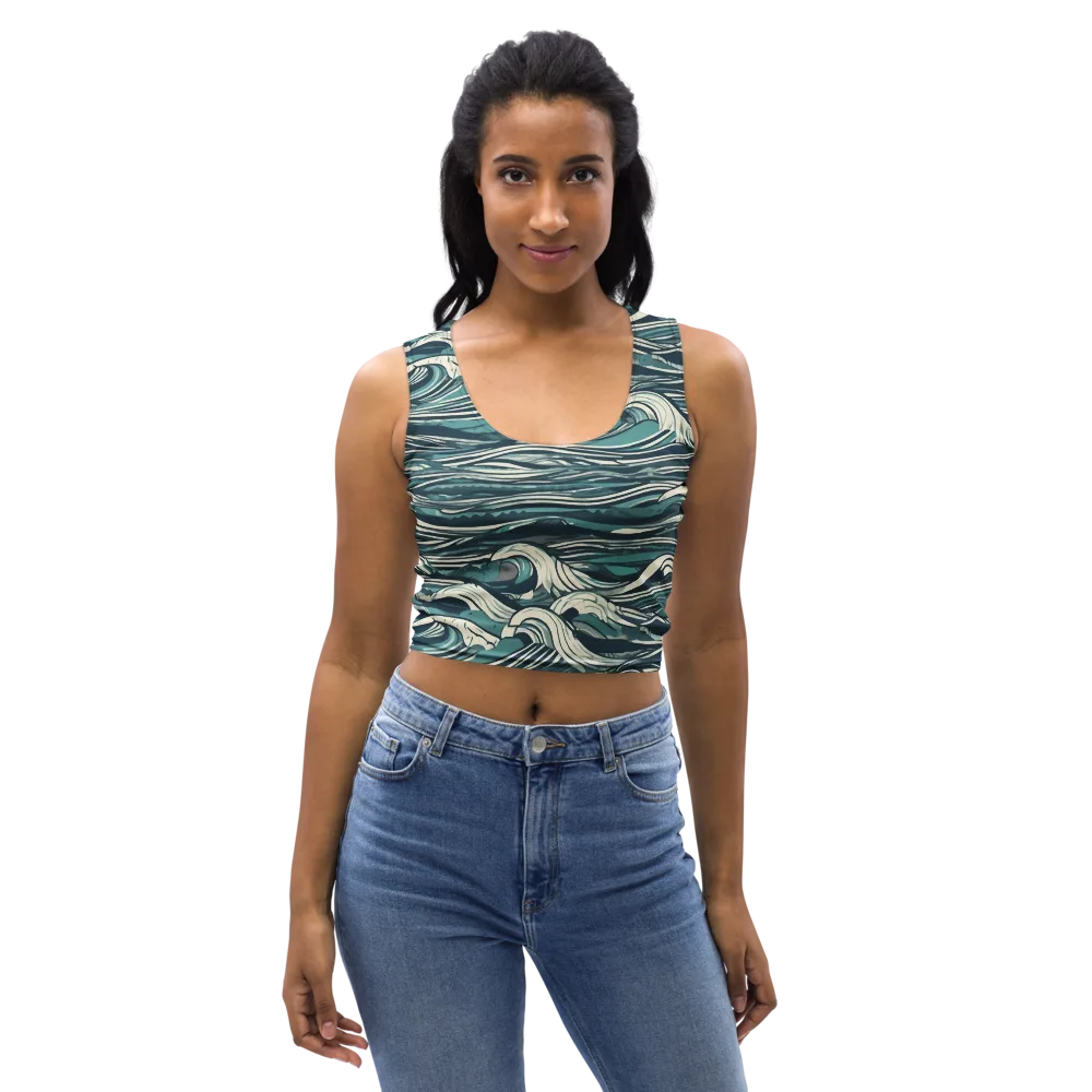 Breaker’s Ledger on Crop Top — Front