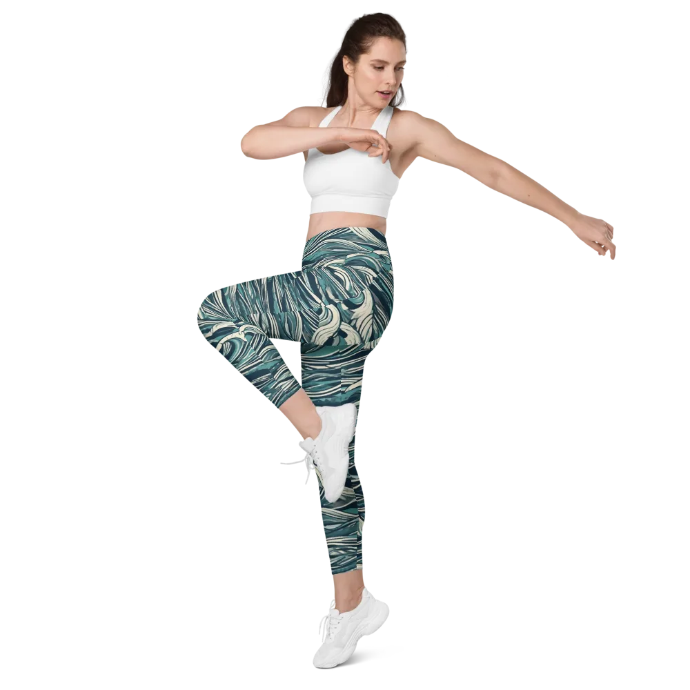 Breaker’s Ledger on Leggings with Pockets — Left Front