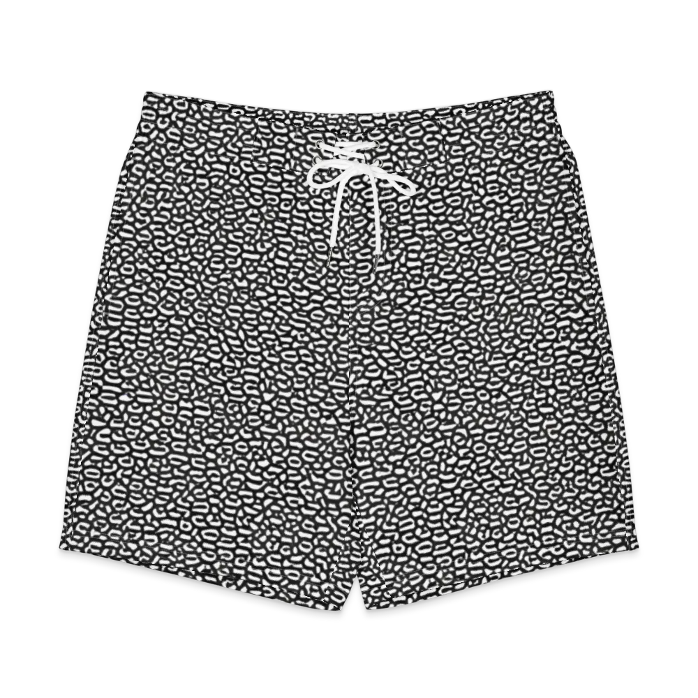 Inkstone Maze on Men's Board Shorts — Front