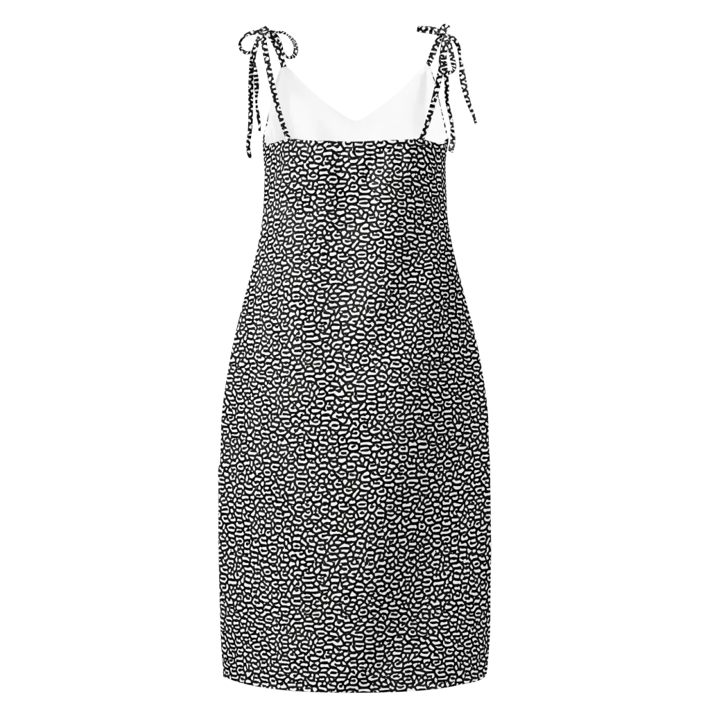 Inkstone Maze on Slip Dress — Back