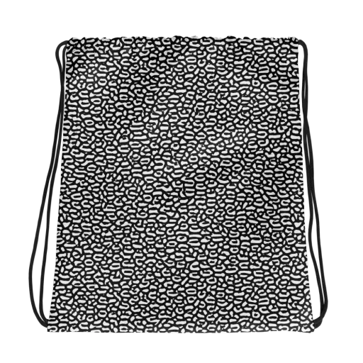 Inkstone Maze on a Drawstring Bag