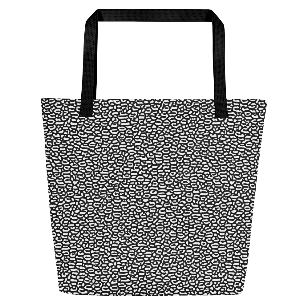 Inkstone Maze on Large Tote Bag W/ Pocket — Front