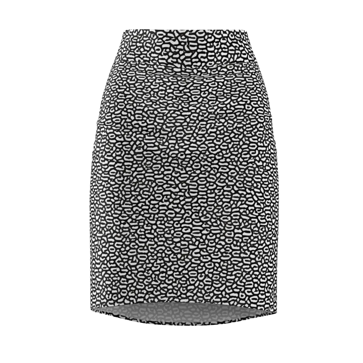 Inkstone Maze on Pencil Skirt — Front