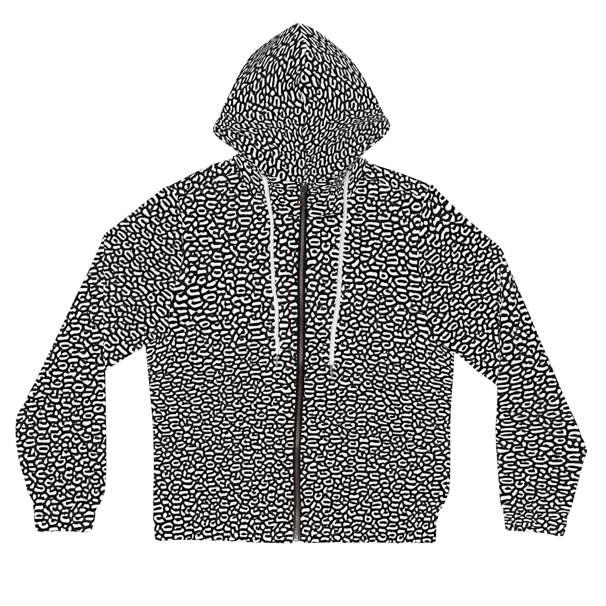 Inkstone Maze on Women's Full-Zip Hoodie — Front