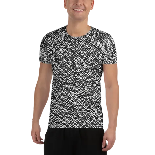Inkstone Maze on a Men's Athletic T-Shirt