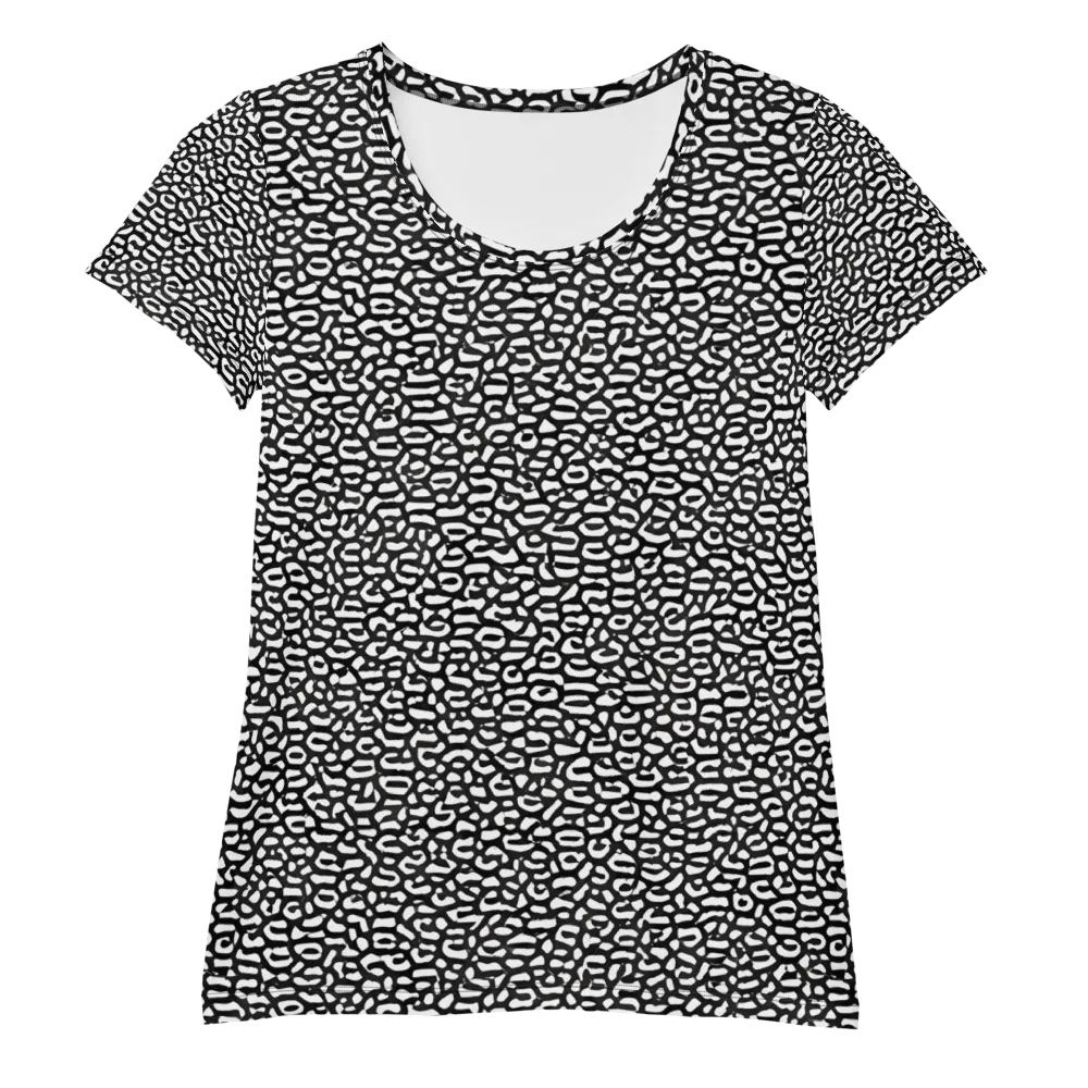 Inkstone Maze on Women's Athletic T-Shirt — Front