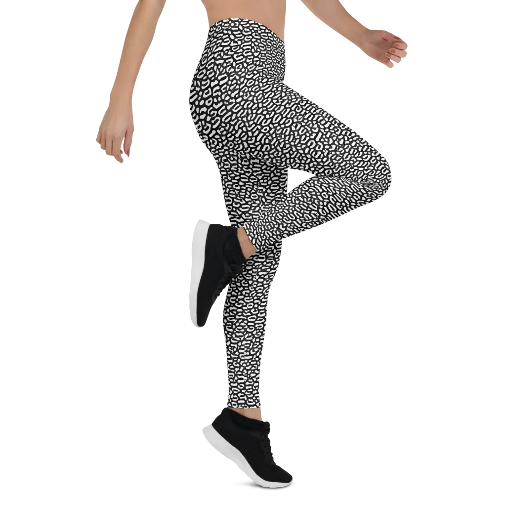 Inkstone Maze on Leggings — Right