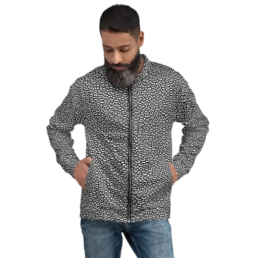 Inkstone Maze on a Bomber Jacket
