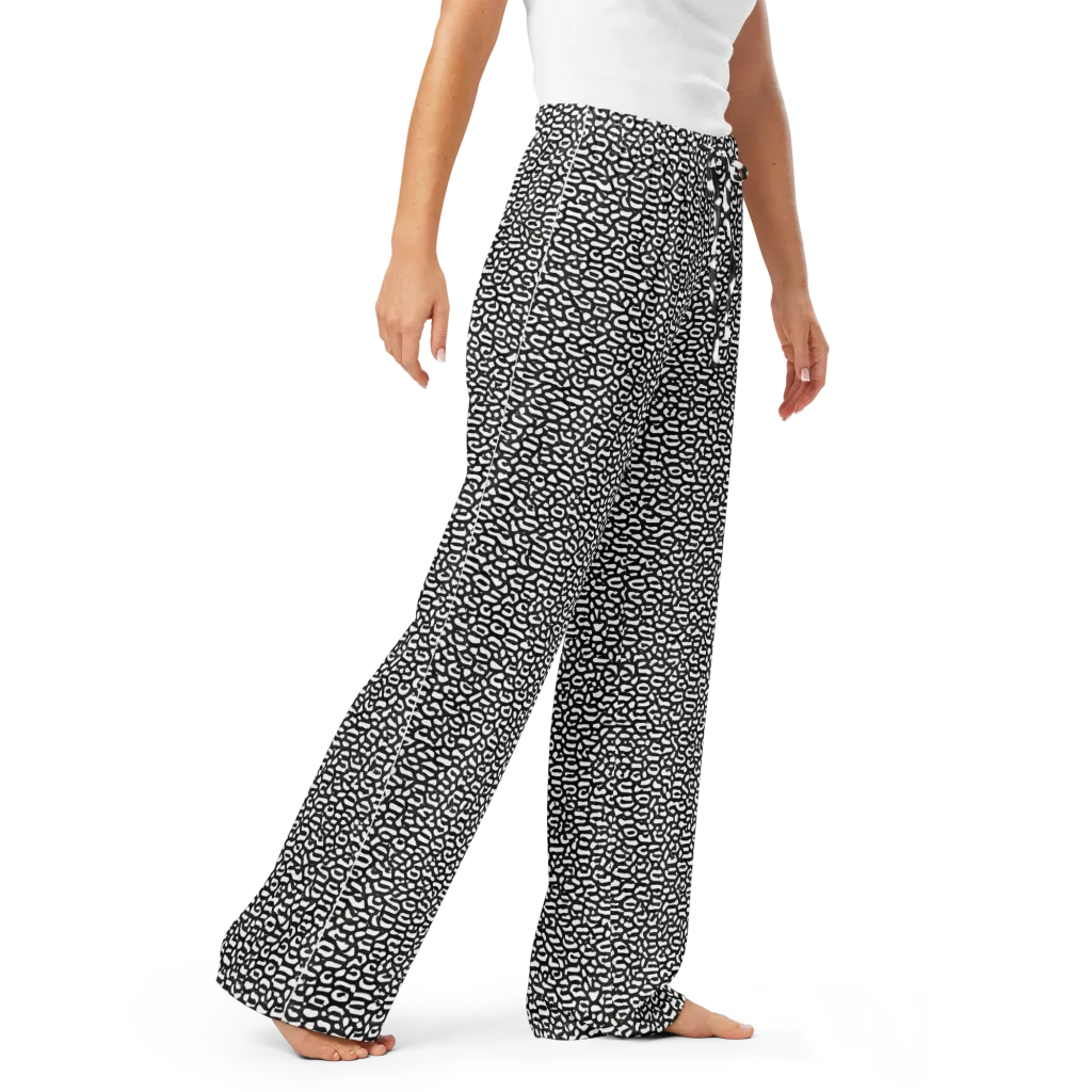 Inkstone Maze on Women's Pajama Pants — Right Front