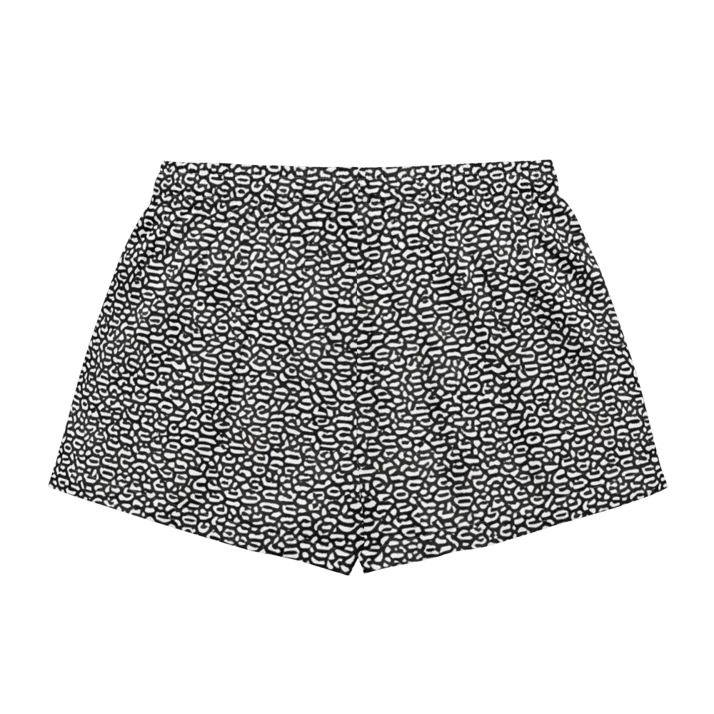 Inkstone Maze on Women's Pajama Shorts — Back