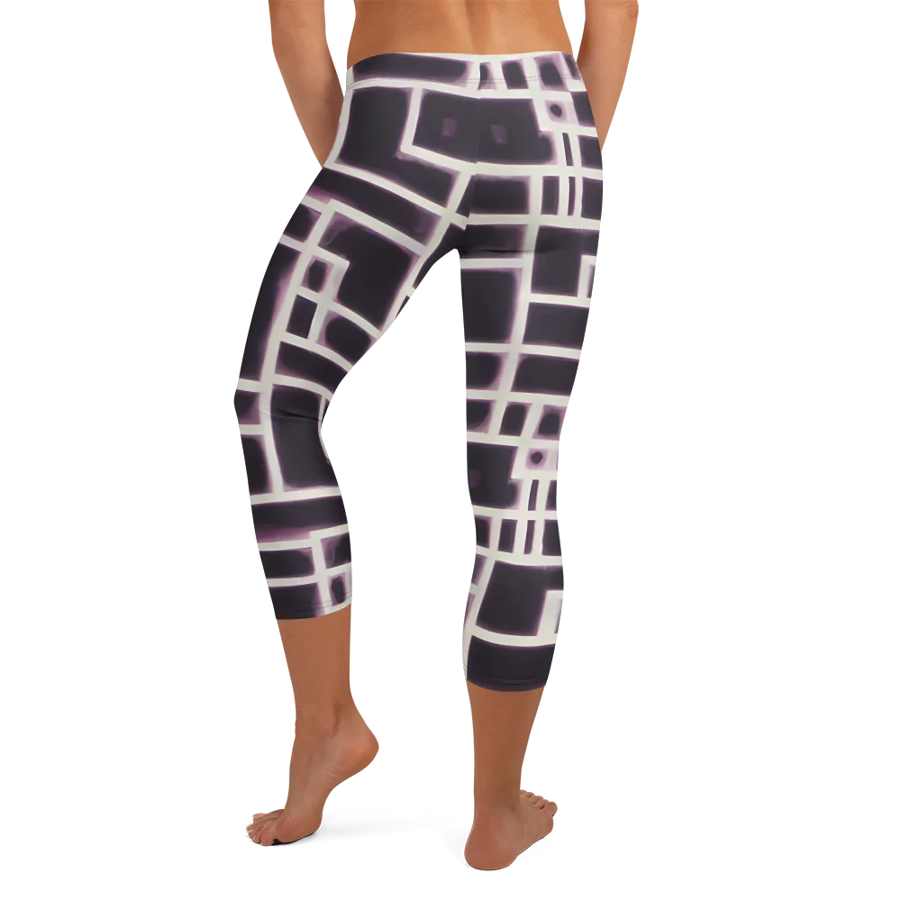 Velvet Circuit on Capri Leggings — Back